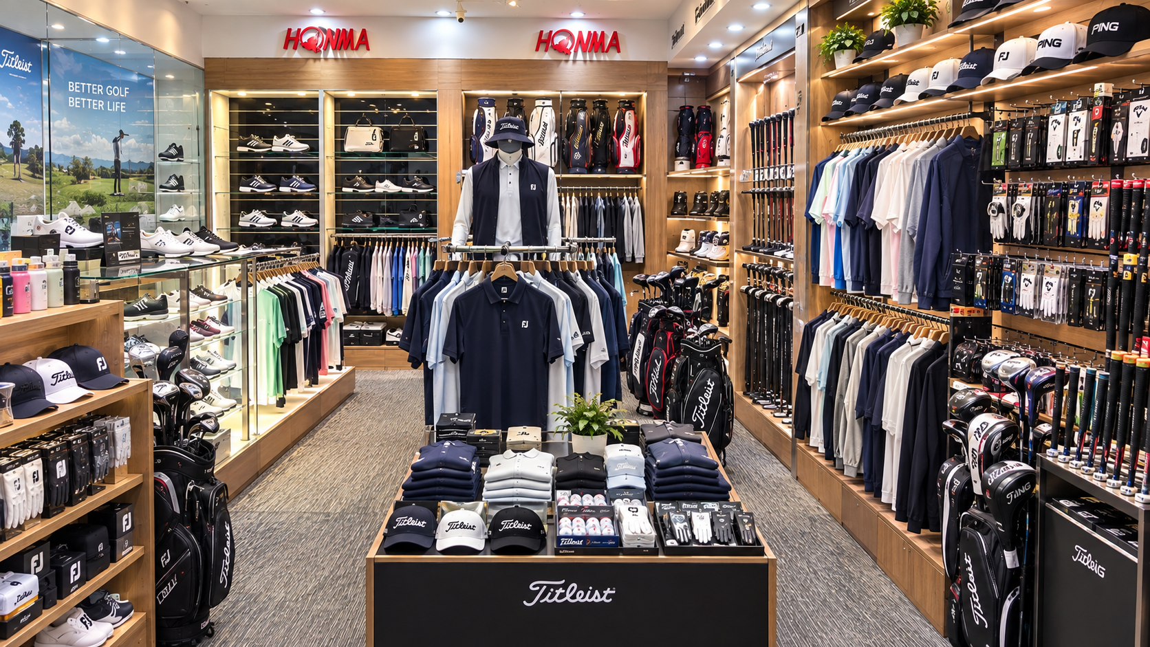Premium golf goods – great prices, a wide range of choices